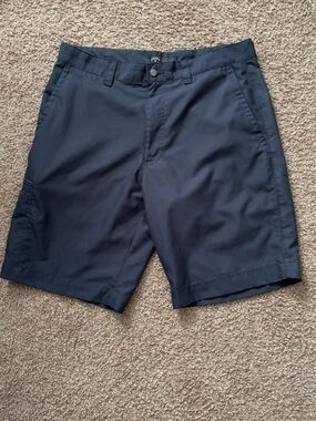 Men's Calloway Classic Navy Flat-Front Shorts